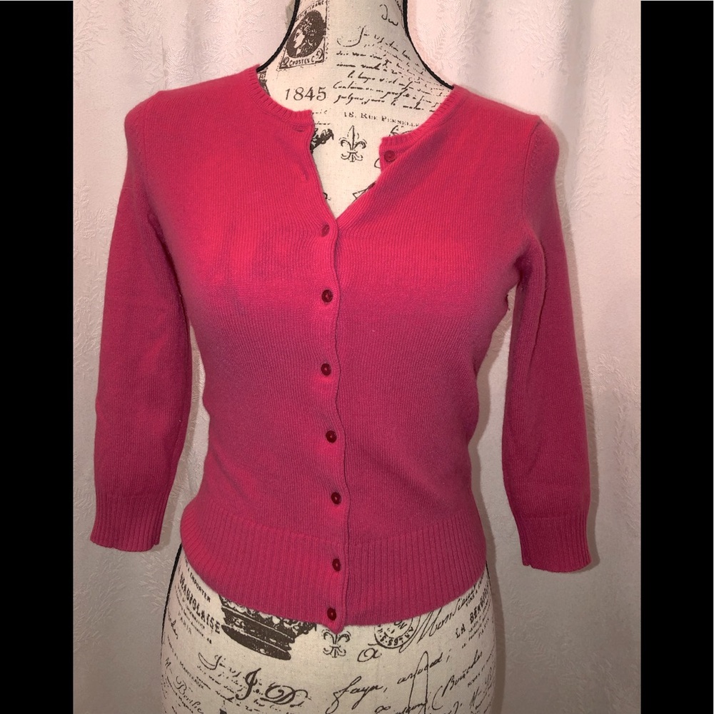Express 100% cashmere cardigan